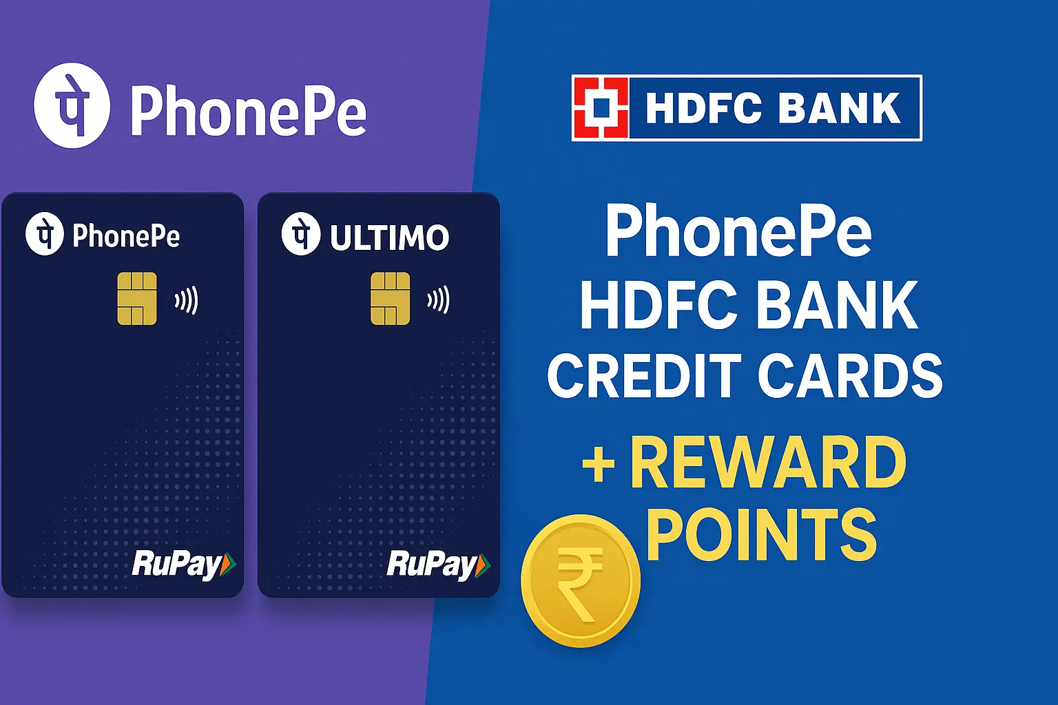 PhonePe and HDFC Bank Launch New RuPay Credit Cards Get Rewards, Lounge Access, UPI Payments & More