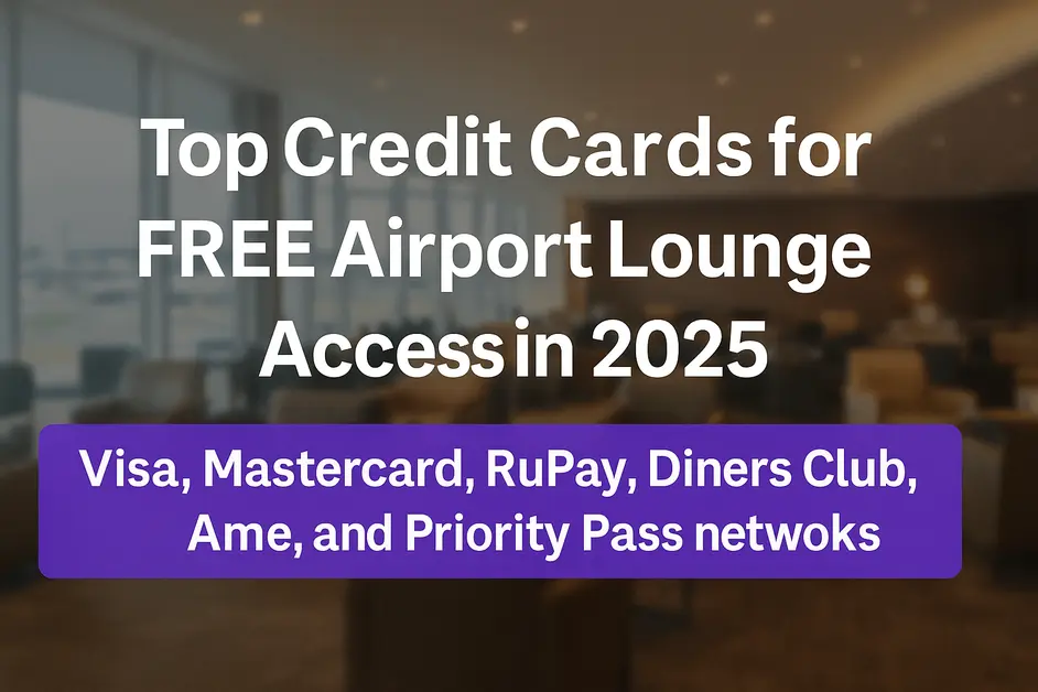 Top Credit Cards for Free Airport Lounge Access in India (2025 Guide)